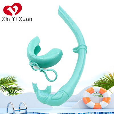 Wholesale flexible and portable soft rollable tube with hard shell for pipe clamps. Adult silicone swimming, floating, diving and wet breathing tube.