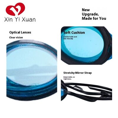 Customizing Underwater Swimming Goggles Silicone Anti Fog Water Goggles 17-5-7CM