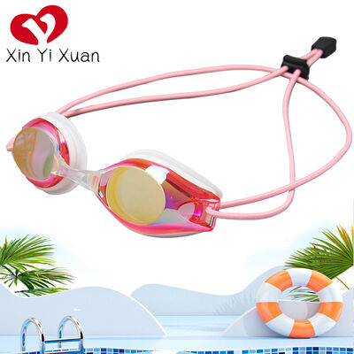 【Speed Racing Frame Style】Customized coated swimming goggles by the manufacturer: Low-resistance fit + Anti-fog and anti-glare features, ideal for professional training / competitions