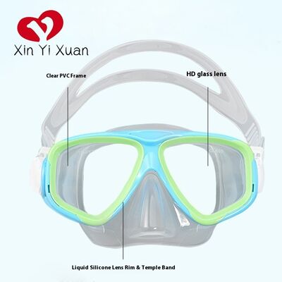 Submarine mask for adults, large frame, suitable for European and American people with myopia. Manufacturer of floating diving mask. Anti-fog silicone. Factory custom OEM/ODM diving mask.