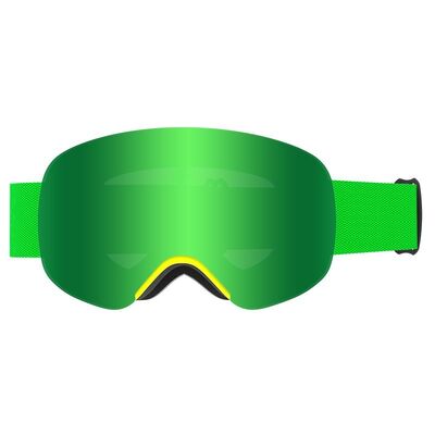 High-definition wide-angle anti-fog skiing goggles - suitable for both strong and weak light conditions in all scenarios. Outdoor skiing anti-glare protective goggles.