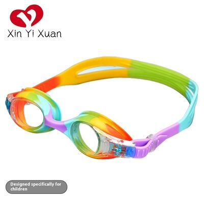 Children's swimming goggles - New cross-border factory-made product - Waterproof and anti-fog swimming glasses - Silicone goggles for both men and women
