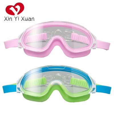Children's swimming goggles - Large frame silicone waterproof and anti-fog swimming glasses - Cross-border high-definition for both men and women - Factory custom-made swimming goggles in new style