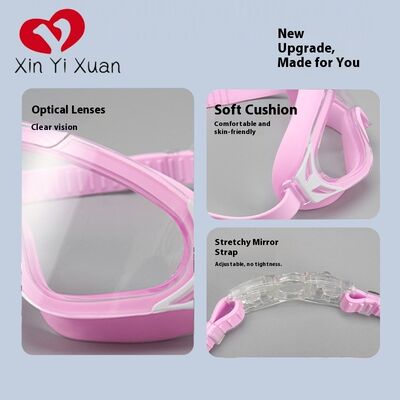 Children's swimming goggles - Large frame silicone waterproof and anti-fog swimming glasses - Cross-border high-definition for both men and women - Factory custom-made swimming goggles in new style