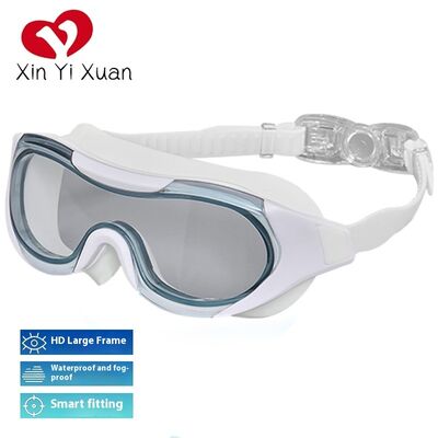 New style large-frame swimming goggles - Adult anti-fog swimming goggles - High-definition waterproof swimming glasses - Factory customized silicone protective goggles
