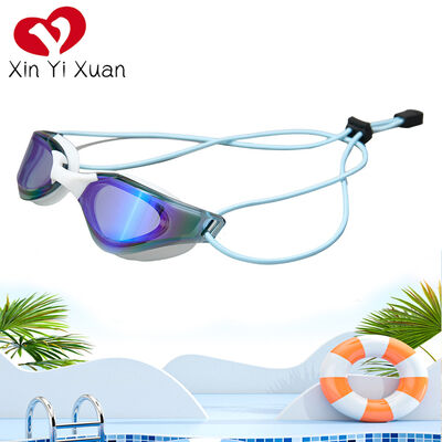 Adult Lanyard-Style Vibrant Swim Goggles – Anti-Fog Leakproof Professional Swimming Gear