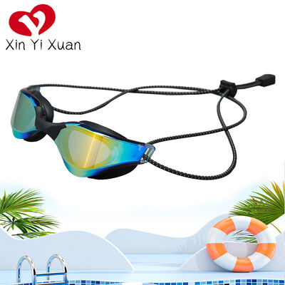 Adult Lanyard-Style Vibrant Swim Goggles – Anti-Fog Leakproof Professional Swimming Gear