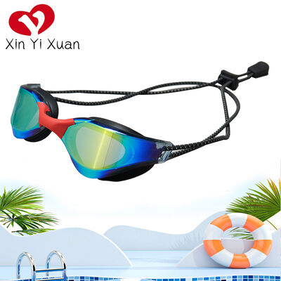 Adult Lanyard-Style Vibrant Swim Goggles – Anti-Fog Leakproof Professional Swimming Gear