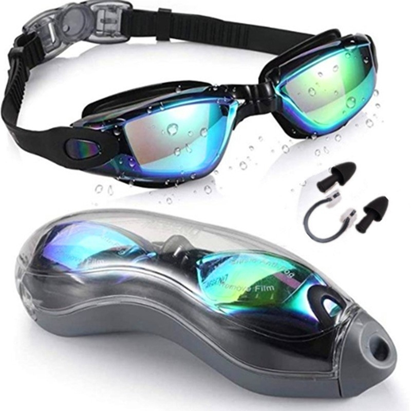 High Definition Electroplated Silicone Swimming Goggles For Men Fall Resistance waterproof swim goggles silicone swim goggles adult swimming goggles