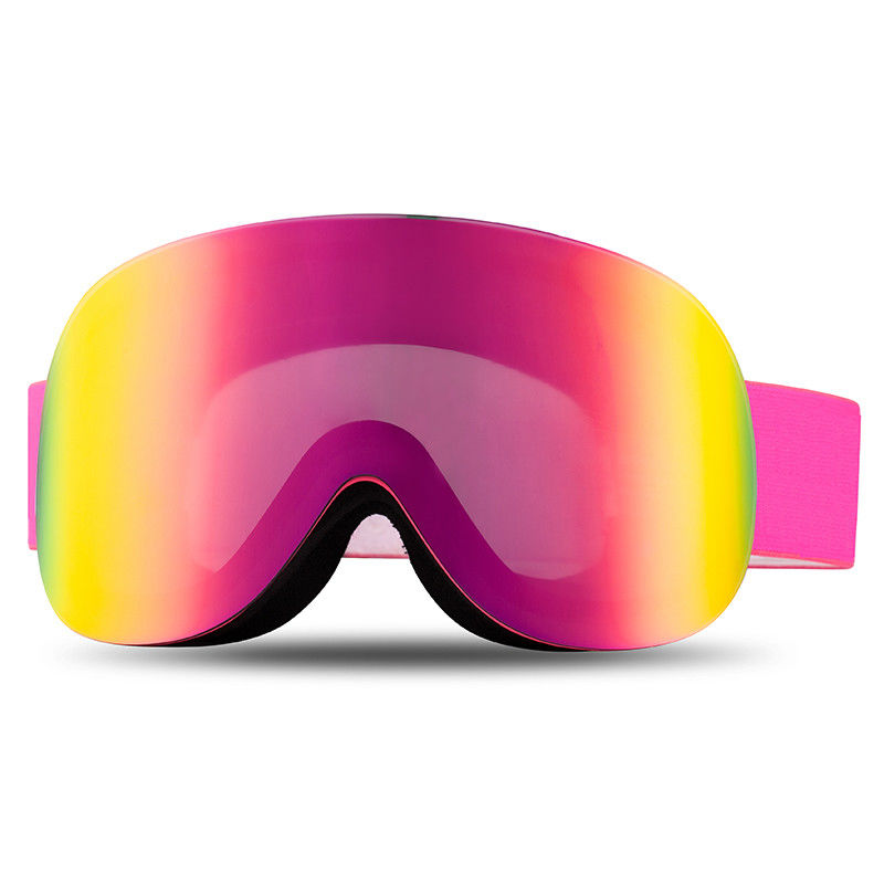 Men's and women's outdoor mountaineering snow goggles with cylindrical magnetic anti-fog design. Cross-border skiing protective goggles equipment.