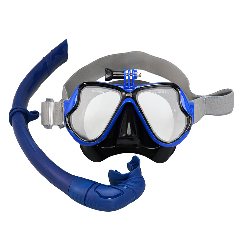 Professional Adult Diving Mask with Anti-fog&Anti-leak UV Protection Adjustable Strap Suitable for Myopia