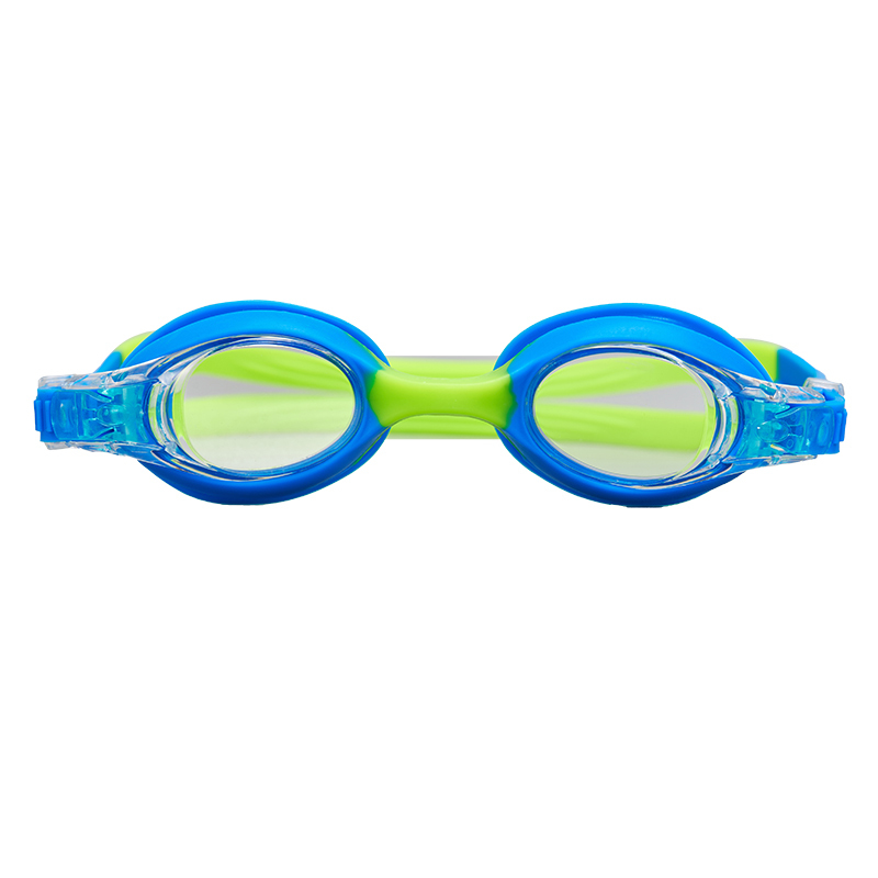 Anti-Fog and UV Protective Children Swimming Goggles with Adjustable Strap and Comfortable Silicone Nose Bridge for Kids