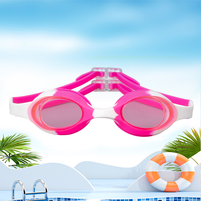Kids' Swim Goggles Skoogle Ages 3-8 Soft, comfortable frame Side release Speed， Fit clips for easy headstrap adjustment