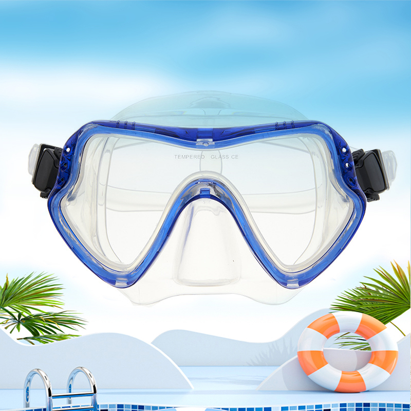 Diving mask Anti-Fog Swimming Snorkel mask Suitable for Adults Scuba Dive Swim Snorkeling Goggles Masks ，The skirt of the mask is made of soft food-grade liquid silicone