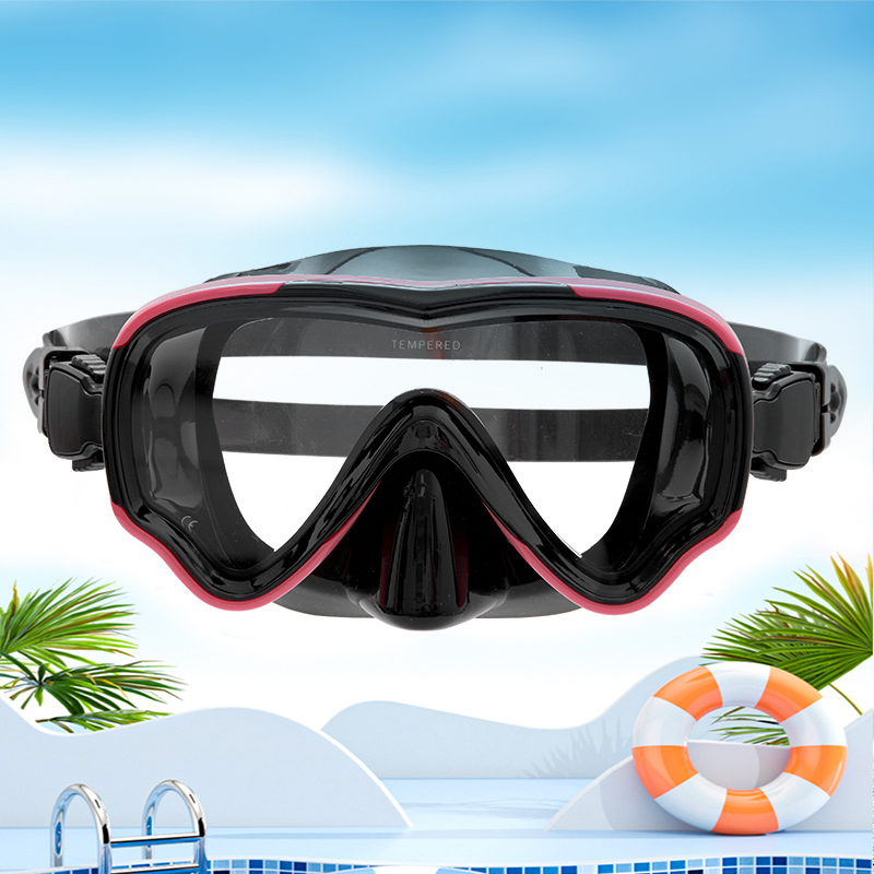 Scuba Diving Snorkeling Frameless Mask - Perfect Seal Silicone Skirt ，loved by many divers for their low-profile and easy carrying