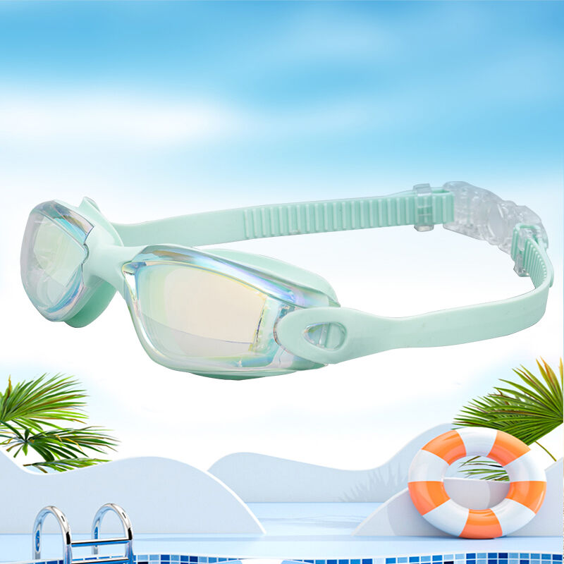 Colorful Coated High-Definition Swimming Goggles | Anti-fog and UV-Resistant Comfort-Fitting Professional Swimming Goggles