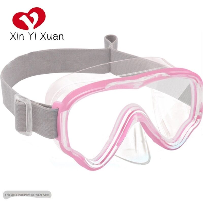Children's dry-type diving mask - Silicone floating snorkel mask - Cross-border knitted headband - Cross-border anti-fog diving glasses - Factory custom OEM/ODM waterproof goggles
