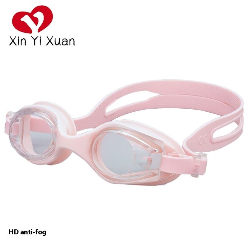 Factory direct sale. Children's swimming goggles. New cross-border waterproof and anti-fog swimming glasses. Silicone swimming goggles available for processing and customization for both men and women