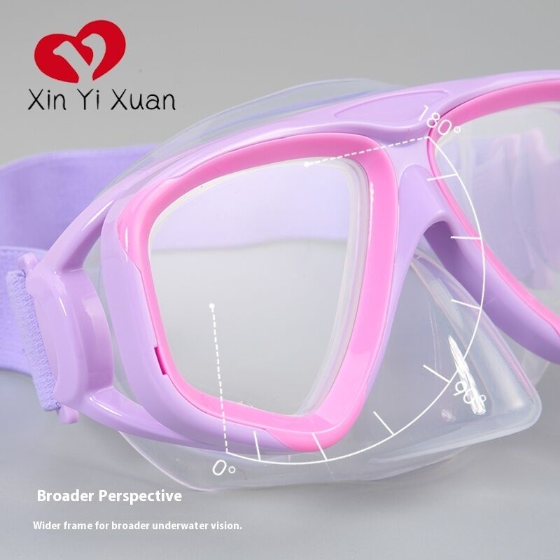 2025 New Model Dive Mask - Silicone Anti-Fog Wading Mask - Dry-Operation Respiratory Tube Face Mask - Headband with Lens for Diving