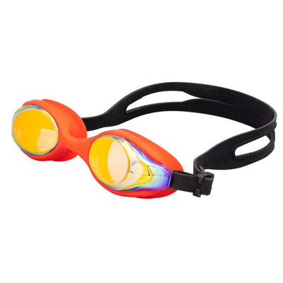 Adult silicone swimming goggles, suitable for both men and women. Electroplated high-definition waterproof and anti-fog silicone swimming goggles. Customizable logo by the manufacturer.