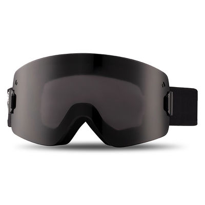 Adult magnetic type ski goggles with replaceable lens, cylindrical double-layer anti-fog protective eyewear for skiing, factory customized protective goggles