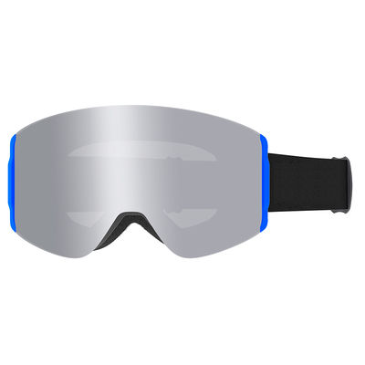 Men's and women's outdoor mountaineering snow goggles with cylindrical magnetic anti-fog design. Customized ski goggles for manufacturers. Equipment for skiing.