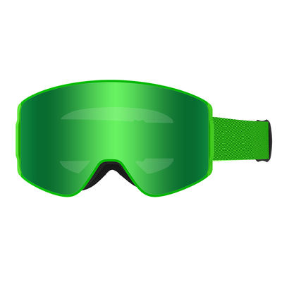 Customized cross-border skiing glasses - Anti-fog and UV-protective snow goggles with curved snow surface design - Men's and women's protective eyewear for mountain climbing, snow climbing and skiing
