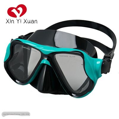 Deep diving face mask for adult cross-border swimming, anti-fog diving glasses, fully dry surfing, custom-made ODM by the manufacturer, silicone diving mask