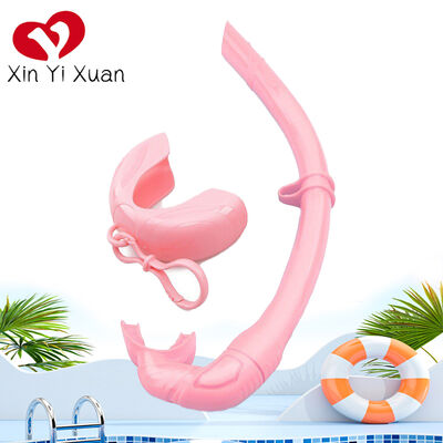 Wholesale flexible and portable soft rollable tube with hard shell for pipe clamps. Adult silicone swimming, floating, diving and wet breathing tube.