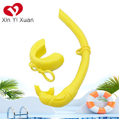 Wholesale flexible and portable soft rollable tube with hard shell for pipe clamps. Adult silicone swimming, floating, diving and wet breathing tube.
