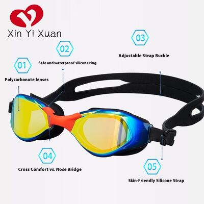 Ultra - Clear Wide - View Swim Goggles with Anti - Fog & UV Protection adult swimming goggles anti fog swim goggles waterproof swim goggles