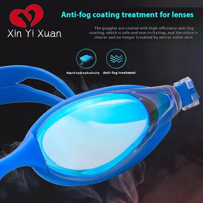 Electroplated swimming goggles, men's and women's sports products, swimming pool training for indoor and outdoor beaches, custom-made swimming glasses by the manufacturer, adults