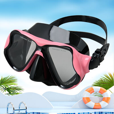 Hot selling item--Foldable Side Buckle Diving Mask, HD Tempered Glass Lens, Liquid Silicone Fit, Professional Diving Equipment