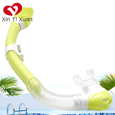 Dry-type diving breathing tube for snorkeling equipment. Men's and women's outdoor swimming sports supplies. Silicone children's breathing tube.